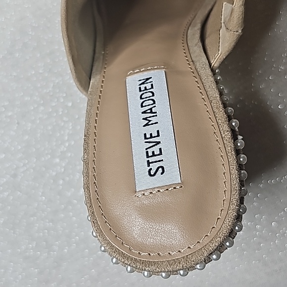 Steve Madden Slip On Block Heels Elegant Wear Career Office Wear - Picture 10 of 15